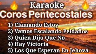 Pistas KARAOKE  Cadena De COROS PENTECOSTALES  PISTAS Y LETRA By Samuel Piña Piano [upl. by Nilo]