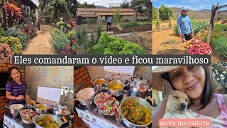 Marido no serviço da horta  dicas de plantio  Dani fez um delicioso almoço  tem novidade aqui🐕 [upl. by Viddah373]