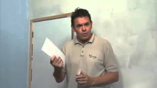 Skim Coating your plasterboard walls using Gib plus 4 [upl. by Zaragoza]