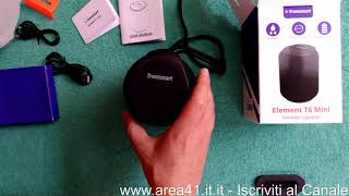 Tronsmart T6 Mini  Unboxing e Collegamento Smartphone e Alexa [upl. by Mei998]