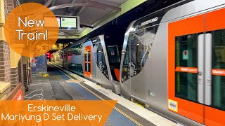 Sydney Trains Vlog 1889 Erskineville Brand New Mariyung Sets D24 amp D124 Delivery  Station Upgrade [upl. by Starobin]