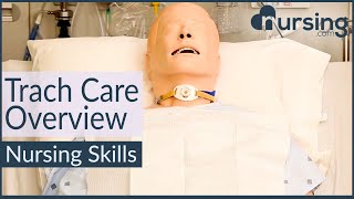 Tracheostomy Trach Care Overview Nursing Skills [upl. by Crotty220]