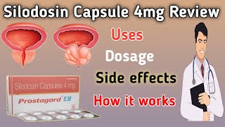 prostagard Capsule 4mg  Silodosin 4mg capsule  Prostagard capsule Uses Dose Side effect [upl. by Asirehc]