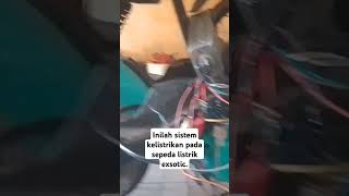 ⭕Kontroler pada sepeda listrik exsotic bengkelmotor sepedalistrik [upl. by Idnarb802]