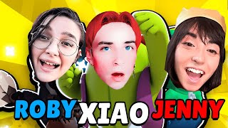 XIAO ROBY E JENNY IN TRIO SU BRAWL STARS [upl. by Claudius]