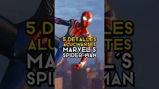 5 DETALLES ALUCINANTES DE MARVEL’S SPIDERMAN 🕷️🕸️ SpiderMan MarvelsSpiderMan [upl. by Iva]