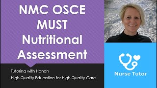 NMC OSCE Nutritional Assessment MUST [upl. by Ching]