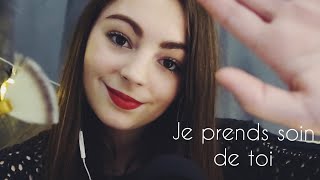 ASMR FRANCAIS ♡ ROLEPLAY Je prends soin de toi massage pensées positives ♡ [upl. by Allac]