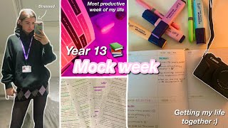 YEAR 13 MOCK WEEK preparing  how I revise [upl. by Ahseela365]