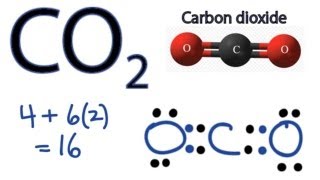 CO2 Lewis Structure  How to Draw the Dot Structure for Carbon Dioxide [upl. by Hanzelin415]