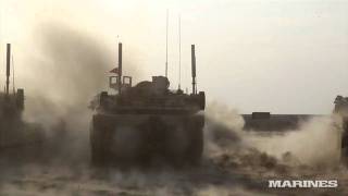 M1A1 Abrams Tanks being used in Afghanistan [upl. by Dorita]