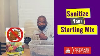 How To Sterilize Seed Starting Mix [upl. by Aneleiram]