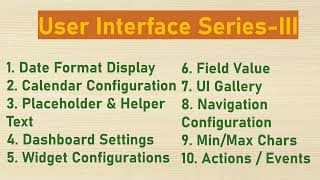 15 CALENDAR DASHBOARD FIELDVALUE NAVIGATION ACTIONSEVENTS WIDGETS UIGALLERY UI Series3 [upl. by Yelsnit34]