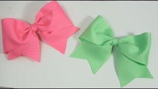 How to make Large Elegant Boutique Hair Bow [upl. by Pirali]