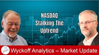 NASDAQ Stalking The Uptrend  Wyckoff Market Discussion  10022024 [upl. by Hasina432]