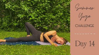 Detox amp Nourish Yoga Flow  Day 14  Summer Yoga Challenge [upl. by Analad]