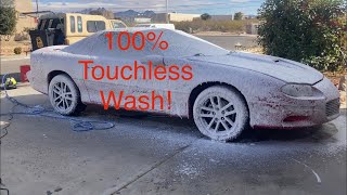 How to perform a completely touchless car wash mobile detailing with foam cannon and deionizer [upl. by Niamert]