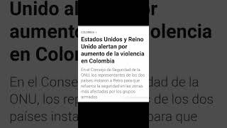 Violencia en Colombia preocupa [upl. by Neel]