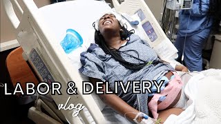 OFFICIAL BIRTH VLOG  RAW  REAL LABOR  DELIVERY OF BABY  First Time Mom [upl. by Thema553]