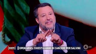 MATTEO SALVINI A QUARTA REPUBBLICA RETE 4 16092024 [upl. by Barr579]