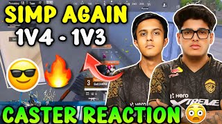 GODL SIMP AGAIN 🥵 1V4 • 1V3 🤫 CASTER REACTION 😳 JONATHAN  GODL [upl. by Diena279]