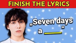 FINISH THE LYRICS  28 Popular TikTok Songs 🎵  Music Quiz [upl. by Innej]