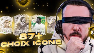 JAI RATÉ UNE DINGUERIE en OUVRANT des CHOIX ICÔNE 87 À LAVEUGLE 😭  FC 24 Ultimate Team [upl. by Anyela]