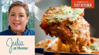 The Best Lasagna Youll Ever Make Lasagna For Two  Julia At Home S3 E3 [upl. by Wendalyn]