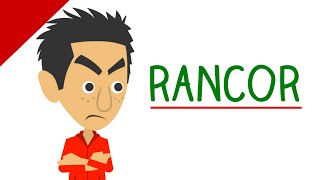 Learn English Words  Rancor Vocabulary Video [upl. by Nazay]