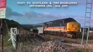 BR in the 1990s Visit to Scotland and the Highlands in September 1993 [upl. by Nishi457]