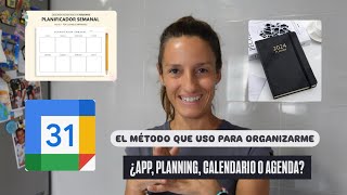 MI MÉTODO DE ORGANIZACIÓN ¿APP CALENDARIO PLANNING O AGENDA  Sílvia Segovia [upl. by Asserat]