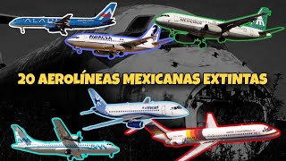 20 AEROLÍNEAS MEXICANAS QUE YA NO EXISTEN [upl. by Augusto]