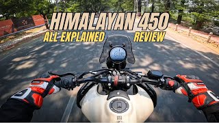 HIMALAYAN 450  First Ride Review  ON Road Price [upl. by Aznecniv]