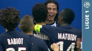 Incredible run and goal CAVANI 62  Paris SaintGermain  SC Bastia 40  20132014 [upl. by Peta808]