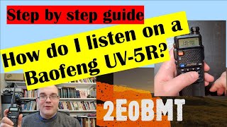 How do I listen on a Baofeng UV5R What Frequencies should I listen to How to program a repeater [upl. by Esalb]