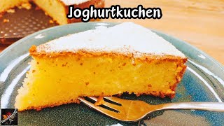 Schneller Joghurtkuchen fluffiger und saftiger Tassenkuchen Ein Blitzkuchen in der Springform [upl. by Harelda376]