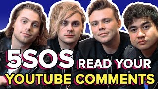 5SOS Read Your Weird AF YouTube Comments  PopBuzz Meets [upl. by Adnolehs]