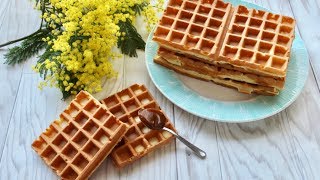 Recette Gaufres faciles  Easy Waffles Recipe [upl. by Casimir842]