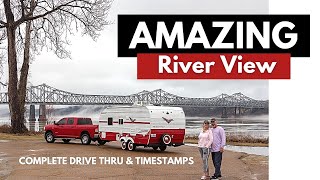 RV Camping at River View RV Park and Resort in Vidalia Louisiana [upl. by Zurc]