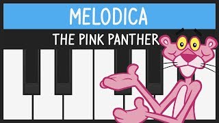 The Pink Panther Theme  Melodica Tutorial [upl. by Ened]