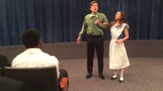 KHCS Duet acting team competing at AACS Nationals [upl. by Christmann]