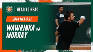 Wawrinka vs Murray Round 1 Head to Head  RolandGarros 2024 [upl. by Lednew]