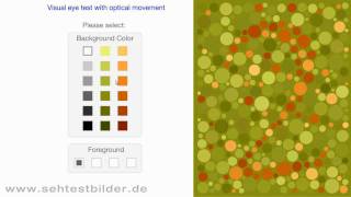 Interaktiver RotGrünSchwäche Sehtest [upl. by Ramirol]