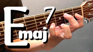 하루10분 통기타 Emaj7 코드 소리 amp 모양 고급 E major7 chord guitar lesson 기타솔져 [upl. by Norud]