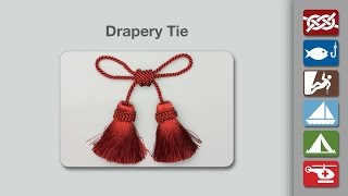 Drapery Tie  Hold Back your Curtains with the Drapery Tie [upl. by Enale]