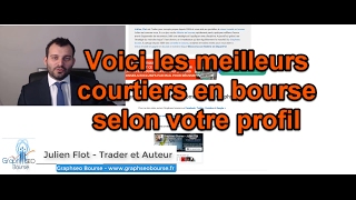 Le meilleur courtier en bourse selon votre profil de trading Tutoriel Bourse [upl. by Kaz]