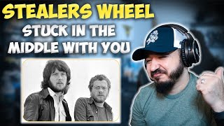 STEALERS WHEEL  Stuck In The Middle With You  FIRST TIME REACTION [upl. by Paxon338]