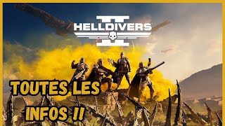 Helldivers 2  Coopération Arme et Stratagème tous ce que lon sais avant sa sortie [upl. by Boehmer]