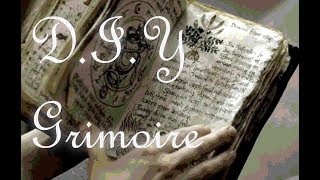 DIY GrimoireBOSSpell Book [upl. by Sturges]