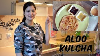 INDISCHES BROT  Aloo Kulcha  Indisch Kochen [upl. by Dorie]